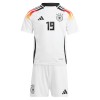 Maglia ufficiale Germania Sane 19 Casa Euro 2024 per Bambino